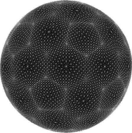 Football Soccer Ball Sphere Net Vectorのイラスト素材