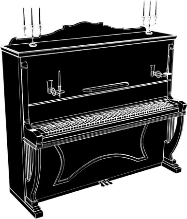 Piano Vectorのイラスト素材