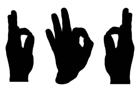 OK Hand Sign  のイラスト素材