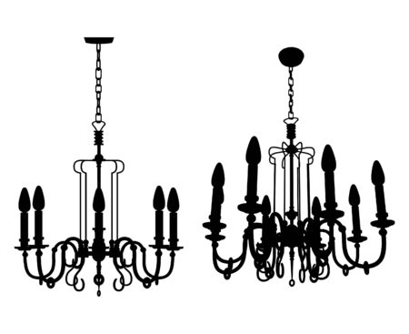 Luster Chandelierのイラスト素材