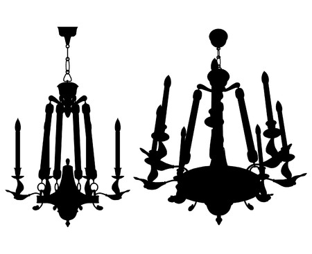 Luster Chandelier のイラスト素材