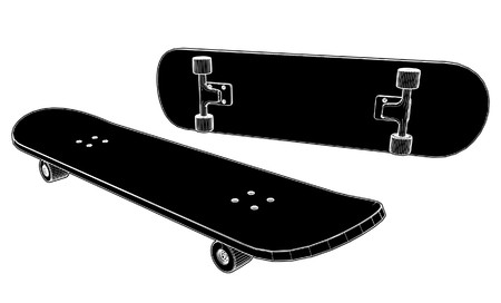 Skateboard のイラスト素材