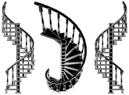 Spiral Staircaseのイラスト素材