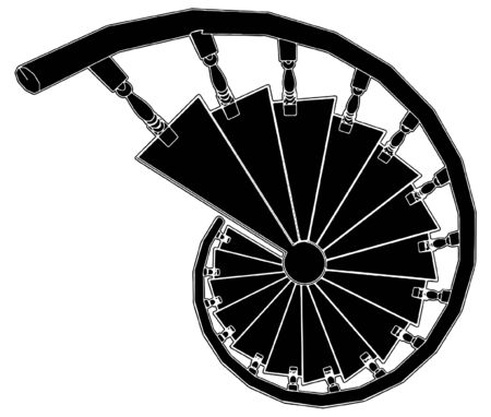 Spiral Staircaseのイラスト素材