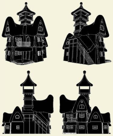 Fairy Houseのイラスト素材