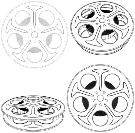 Film Reelのイラスト素材