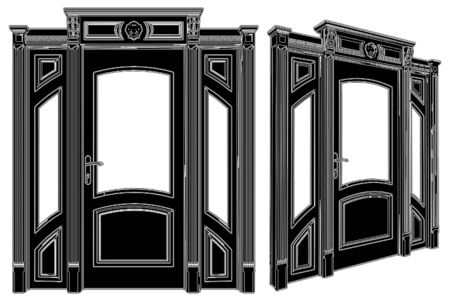 Decoration Doorのイラスト素材