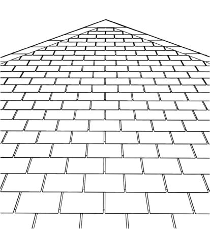 Tile Roof のイラスト素材