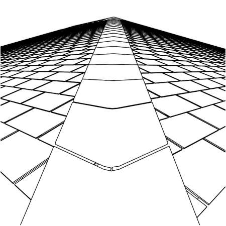 Tile Roof のイラスト素材