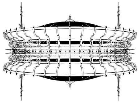 Abstract Constructions Of Eavesのイラスト素材