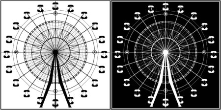 Carousel In Compass のイラスト素材