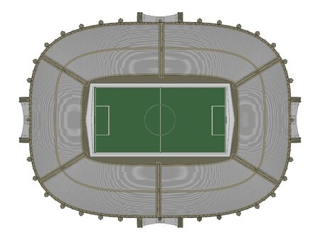 Football Soccer Stadiumのイラスト素材
