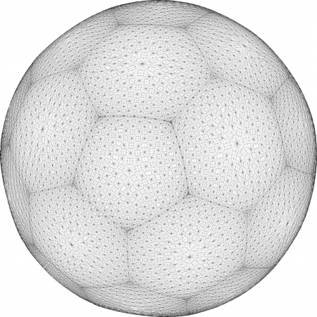 Football Soccer Ball Sphere Net のイラスト素材