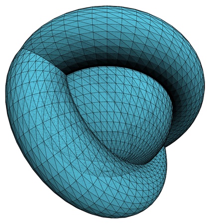 Geometric Intersection Of Two Torus And Sphere Vectorのイラスト素材