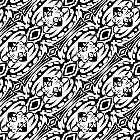 Tattoo In Tribal Style Isolated On White のイラスト素材