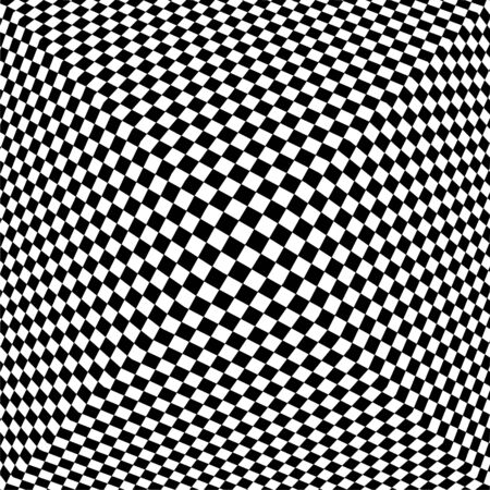 Black And White Chess Pattern Vector のイラスト素材