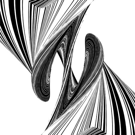 etter Z In Geometric Twisted Shape Vectorのイラスト素材