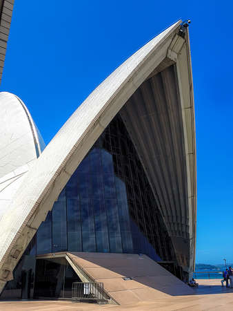 SYDNEY, AUSTRALIA - January 09, 2015: The Sydney Opera House is among the busiest performing arts centres in the world, hosting over 1,500 performances each year attended by some 1.2 million people.のeditorial素材