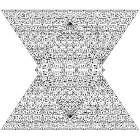 Abstract Construction Structure Vector. Illustration Isolated On White Background. A Vector Illustration Of Construction.のイラスト素材