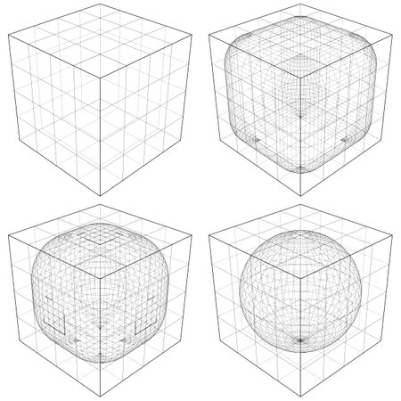 <p>Box From The Simple To The Complicated Sphere Shape Vector. Illustration Isolated On White Background. A Vector Illustration Of Geometric Shape.</p><p><br></p>のイラスト素材