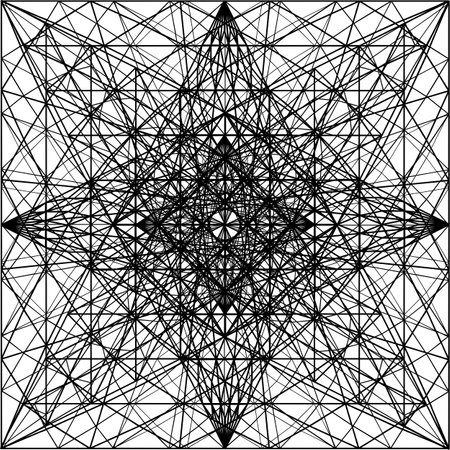 Abstract Construction Structure Vector. A Vector Illustration Of Pyramid Architectural Futuristic Construction. Concept - modern architecture and designing.のイラスト素材