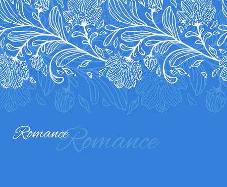Vector floral seamless pattern.のイラスト素材