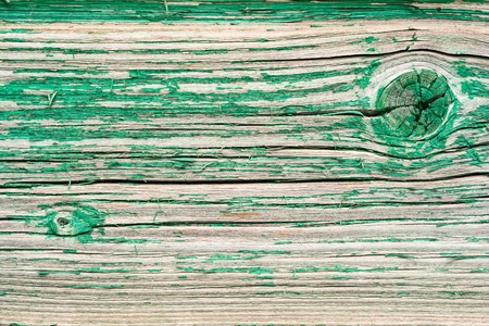 Old grunge wood texture. Green cracked wall. Vintage rustic background.の写真素材