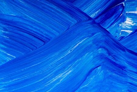 Colorful mix art paint background, blue and whiteの写真素材