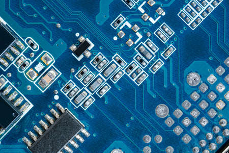 Circuit board computer, electronic hardware texture background