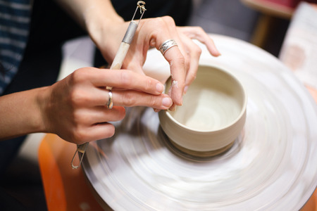 Hands of a potter
