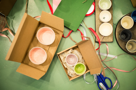 Packing giftの写真素材