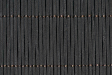 Black bamboo mat textureの写真素材