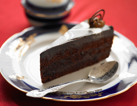 Sacher cakeの写真素材