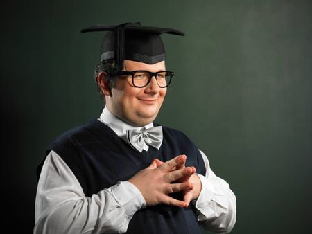Content male nerdの写真素材