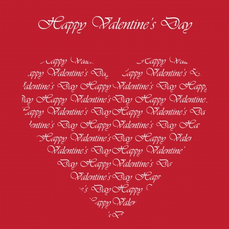 simple card for Valentine s Dayのイラスト素材