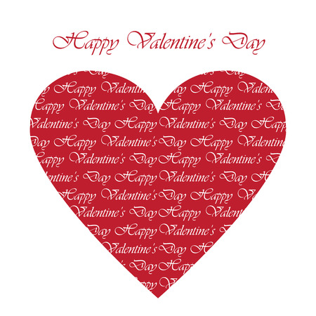 simple card for Valentine s Dayのイラスト素材