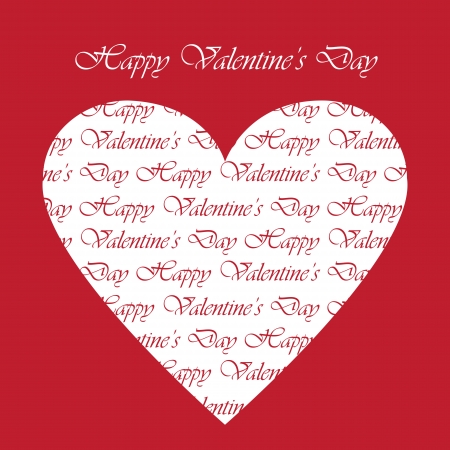 simple card for Valentine s Dayのイラスト素材