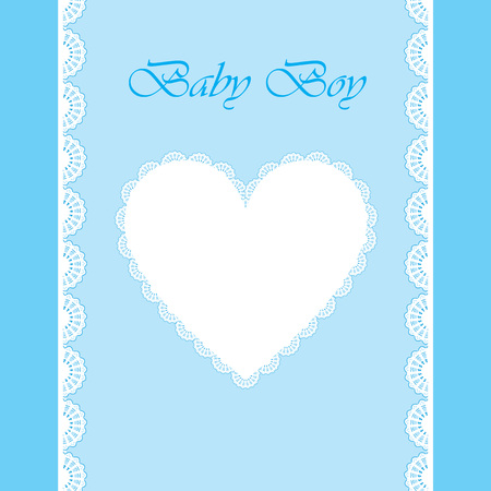 elegant baby cardのイラスト素材