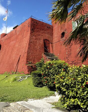 old fortress in bahamasの写真素材
