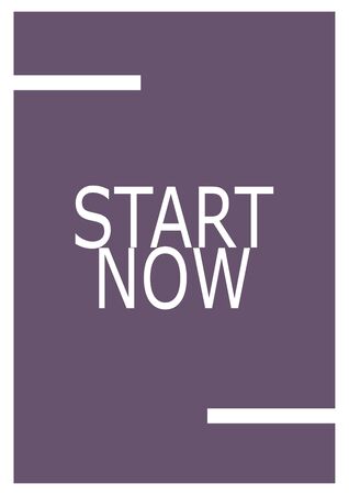 'A motivational phrase created on Purple background.' '