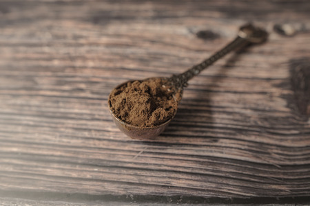 Powdered coffeeの写真素材