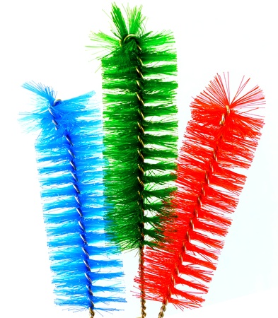  Brushes of different colors for the dishes prepared in a bouquet