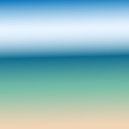 Blue sky and soft cloud with pastel color, with summer beachの写真素材