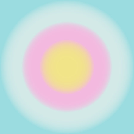 Summer radial gradient background in pastel colors. For covers, wallpapers, branding and other projectsの写真素材