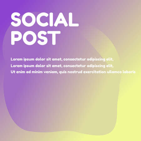 social media nice abstract background template for happy themed digital media productsのイラスト素材
