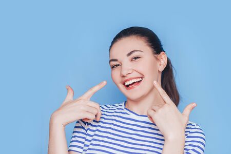 Young smiling girlの写真素材