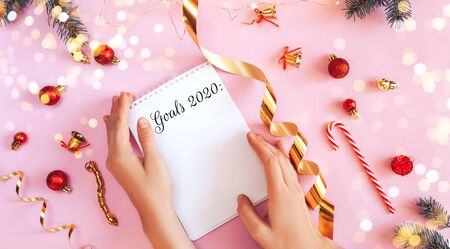 Plan of 2020 New yearの写真素材