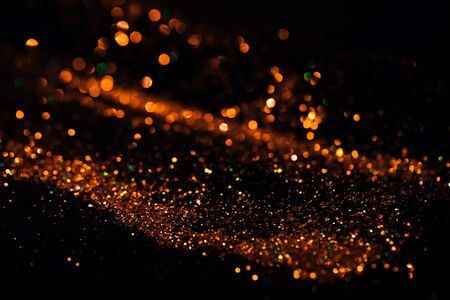 Golden glittering star Backgroundの写真素材