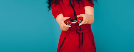 girl plays video games