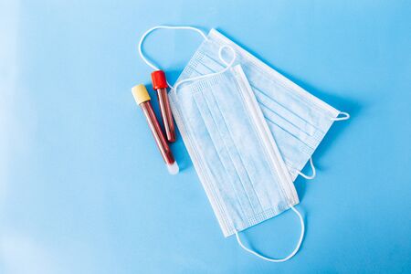 blood tubes, masks